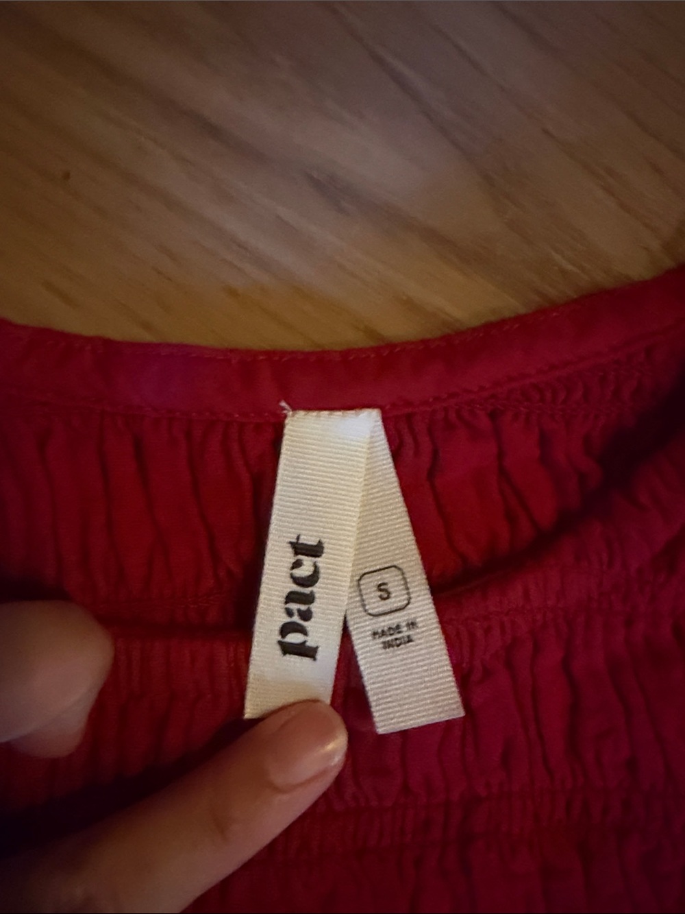 Pact Red Maxi Dress - Picture 2 of 5
